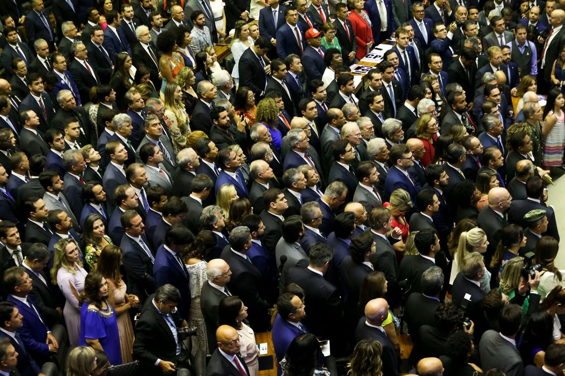 Posse dos deputados em fevereiro de 2023. Foto: Marcelo Camargo/ABr