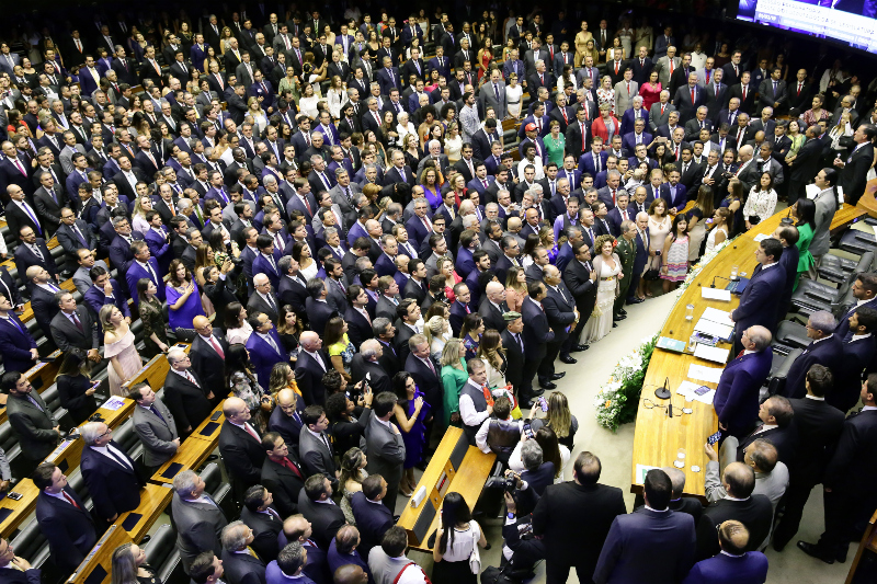 Deputados assumiram compromisso com a defesa da democracia ao tomarem posse[fotografo]Luis Macedo/Ag. Câmara[/fotografo]