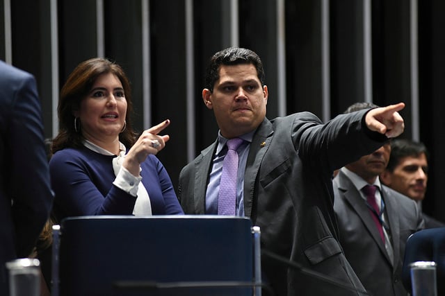 Derrotada na bancada por Renan, a emedebista Simone Tebet virou aliada de Davi Alcolumbre[fotografo]Jefferson Rudy/Ag. Senado[/fotografo]