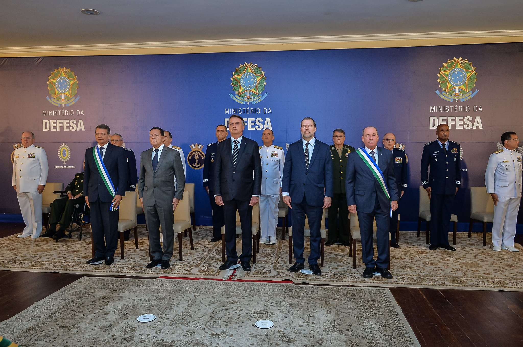 Bolsonaro na posse do Ministro da Defesa, general Azevedo e Silva[fotografo]Alexanrde Manfrim/Defesa[/fotografo]