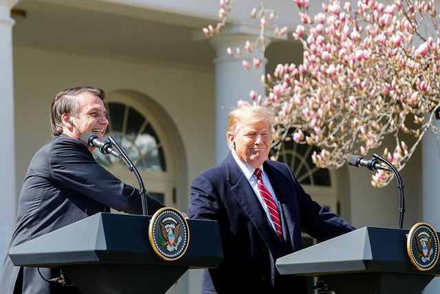 Bolsonaro e Trump [Foto: Isac Nóbrega/PR]