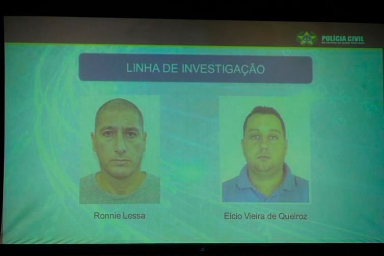 Polícia Civil fala à imprensa após prisão de suspeitos no caso Marielle Franco e Anderson Gomes no Palácio Guanabara, zona sul do Rio de Janeiro