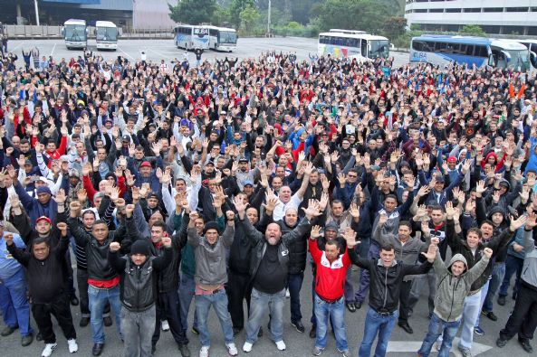 Greve de trabalhadores da Ford em 2015. Quatro anos depois, funcionários podem perder o emprego[fotografo]Adonis Guerra/SMABC[/fotografo]