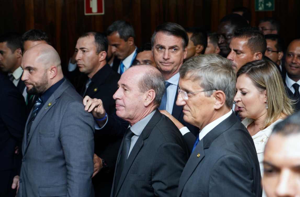 Bolsonaro na entrega da reforma dos militares à Câmara, em 20 de março[fotografo]Will Shutter / Câmara[/fotografo]