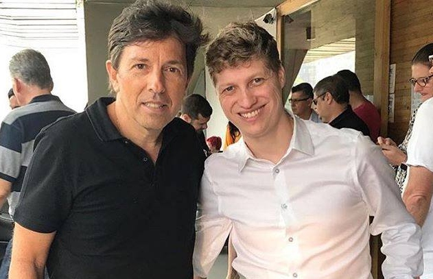 O presidente do Novo, João Amoêdo, e o líder do partido na Câmara, Marcel Van Hattem, vão conversar com Bolsonaro esta semana[fotografo]Facebook/João Amoêdo[/fotografo]