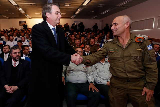 Presidente brasileiro homenageou militares israelenses que atuaram em Brumadinho[fotografo]Alan Santos/PR[/fotografo]