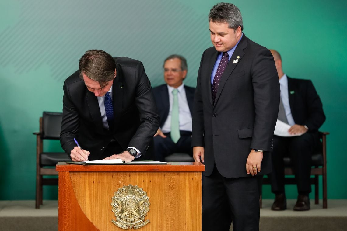 Bolsonaro e o deputado Efraim Filho, [fotografo]Alan Santos/PR[/fotografo]