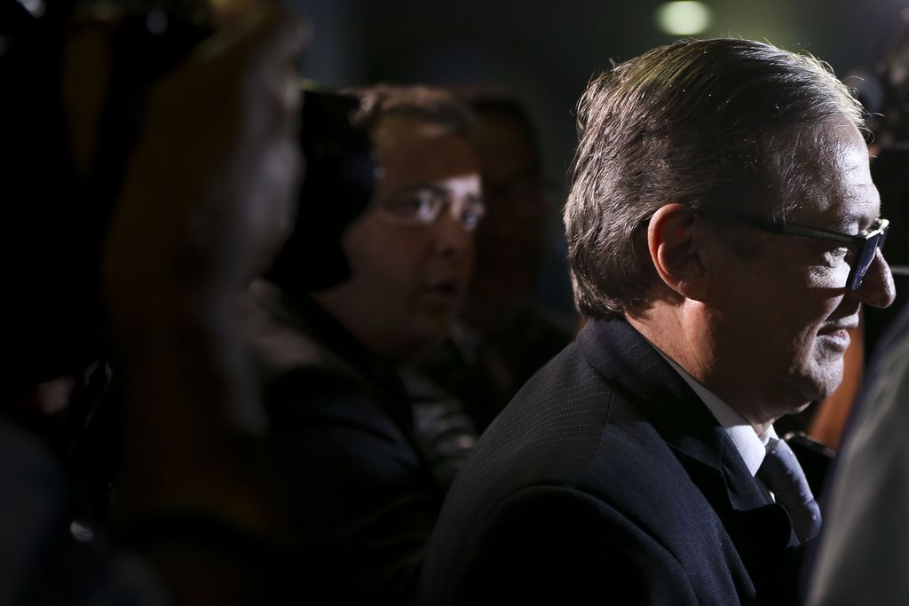 O ministro da Educação, Ricardo Vélez Rodríguez, durante audiência pública da Comissão de Educação, Cultura e Esporte (CE) do Senado[fotografo] Marcelo Camargo/Agência Brasil[/fotografo]