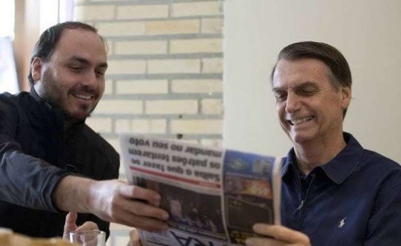 Vereador Carlos e o presidente Jair Bolsonaro [fotografo]Jair Bolsonaro/Instagram[/fotografo]