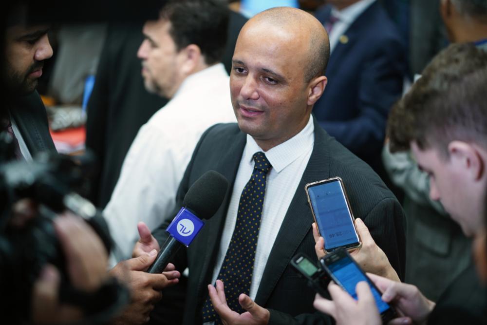 Ex-líder do governo, o deputado Major Vitor Hugo (PSL-GO) é autor do projeto na Câmara que altera lei antiterrorismo, de 2016 [fotografo] Pablo Valadares/Câmara dos Deputados [/fotografo]