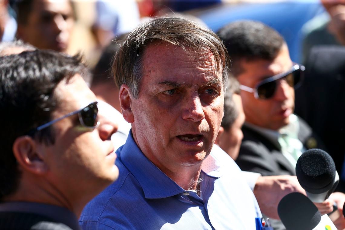 Bolsonaro voltou a atacar o que chama de doutrinação nas escolas[fotografo]Marcelo Camargo/Agência Brasil[/fotografo]