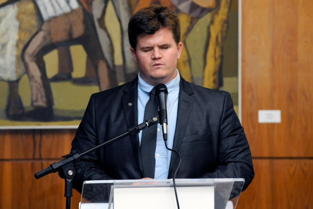 Felipe Rigoni é o primeiro deputado federal cego da história do país[fotografo]Luis Macedo/Ag. Câmara[/fotografo]