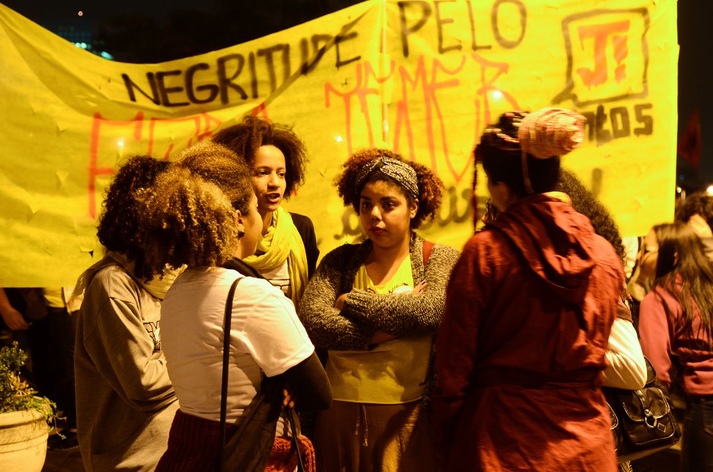 São Paulo - Manifestação em defesa dos direitos das mulheres e dos negros (Rovena Rosa/Agência Brasil)