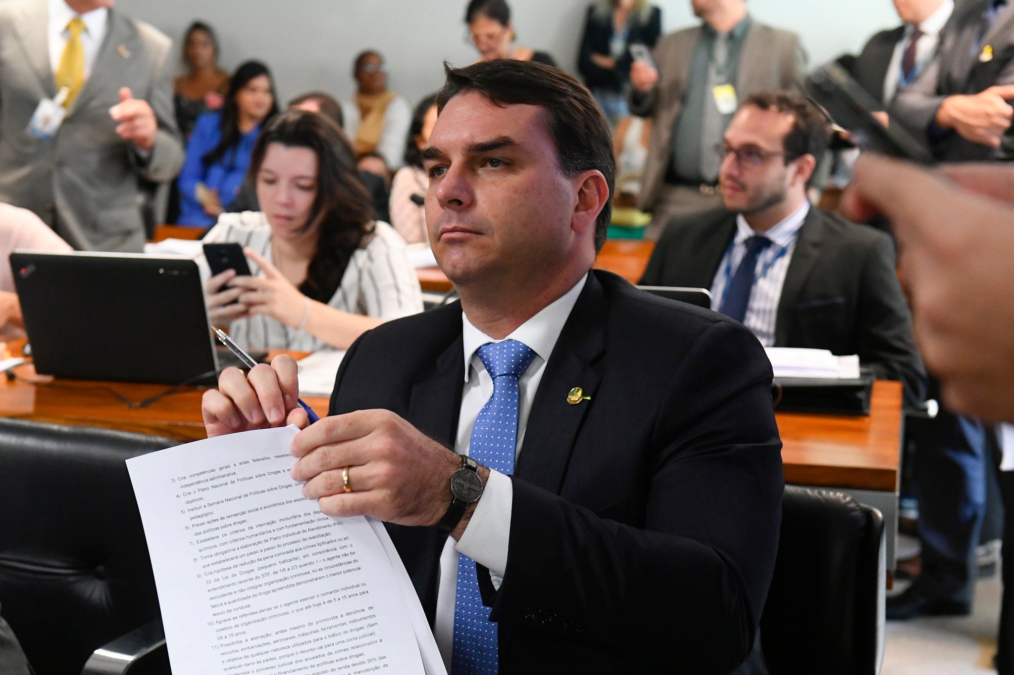 Flávio é suspeito de ter se apropriado de parte do salário de servidores de seu gabinete na Assembleia Legislativa do Rio de Janeiro[fotografo]Marcos Oliveira /Agência Senado[/fotografo]