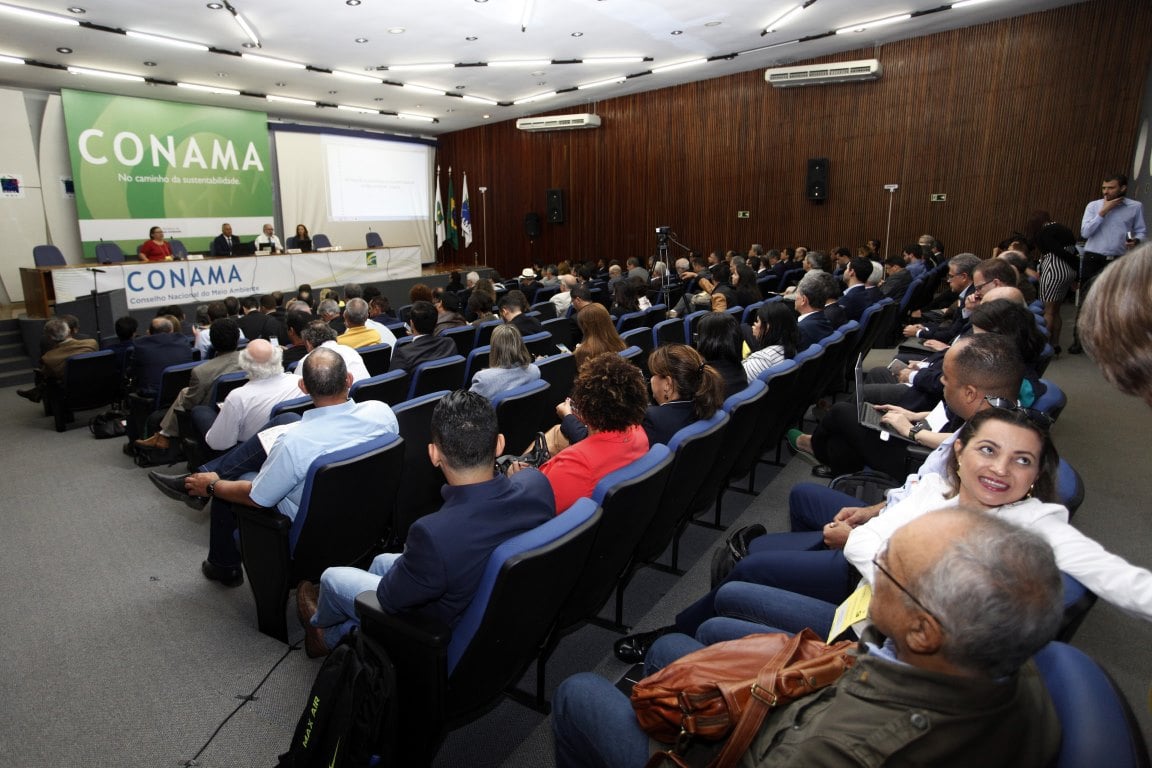 Reunião plenária do Conama no ano passado [fotografo] Paulo de Araújo / MMA[/fotografo]