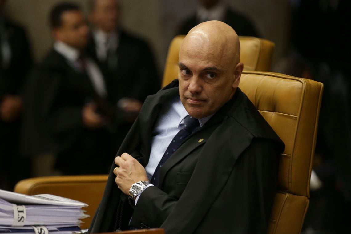 Alexandre de Moraes assume o comando do TSE em meio às eleições e após anos de tensão com Jair Bolsonaro e seus aliados. Foto: Antonio Cruz/Agência Brasil