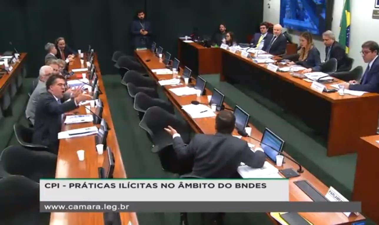 Deputados do PT trocaram farpas com colega do PSL na CPI[fotografo]Reprodução/TV Câmara[/fotografo]