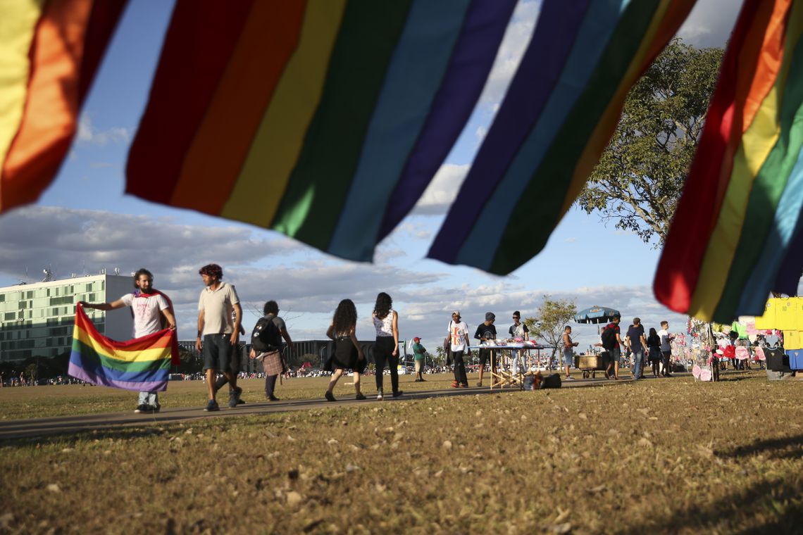 Parada do Orgulho LGBT de Brasília, no ano passado[fotografo]José Cruz / Agência Brasil[/fotografo]