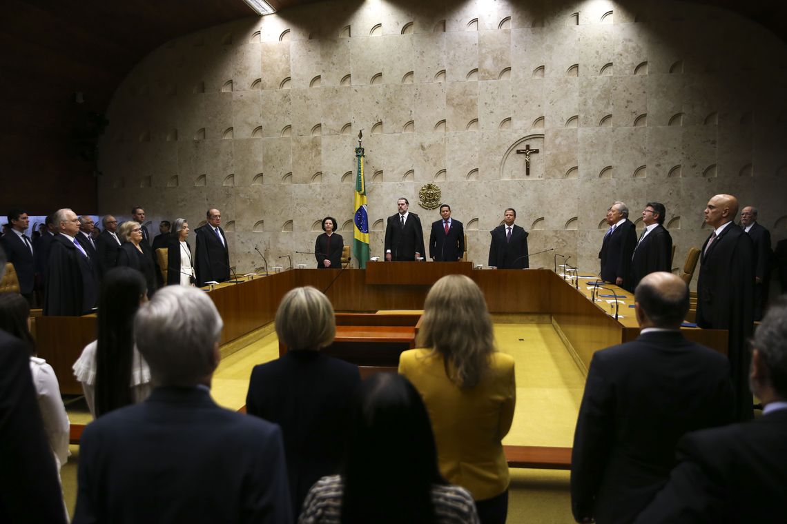 Sessão solene de abertura do Ano Judiciário de 2019, no STF[fotografo]José Cruz/Agência Brasil[/fotografo]