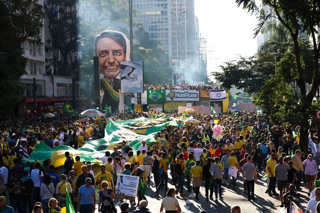 São Paulo - Manifestação a favor do governo de Jair Bolsonaro na Avenida Paulista. Rovena Rosa/Agência Brasil