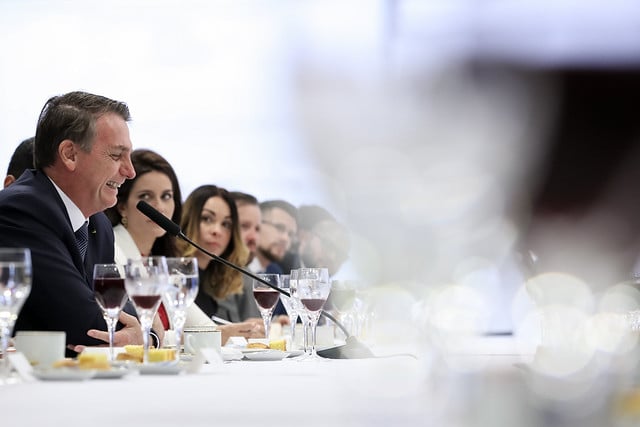 Presidente participou de café da manhã com jornalistas que cobrem o Planalto[fotografo]Marcos Corrêa/PR[/fotografo]