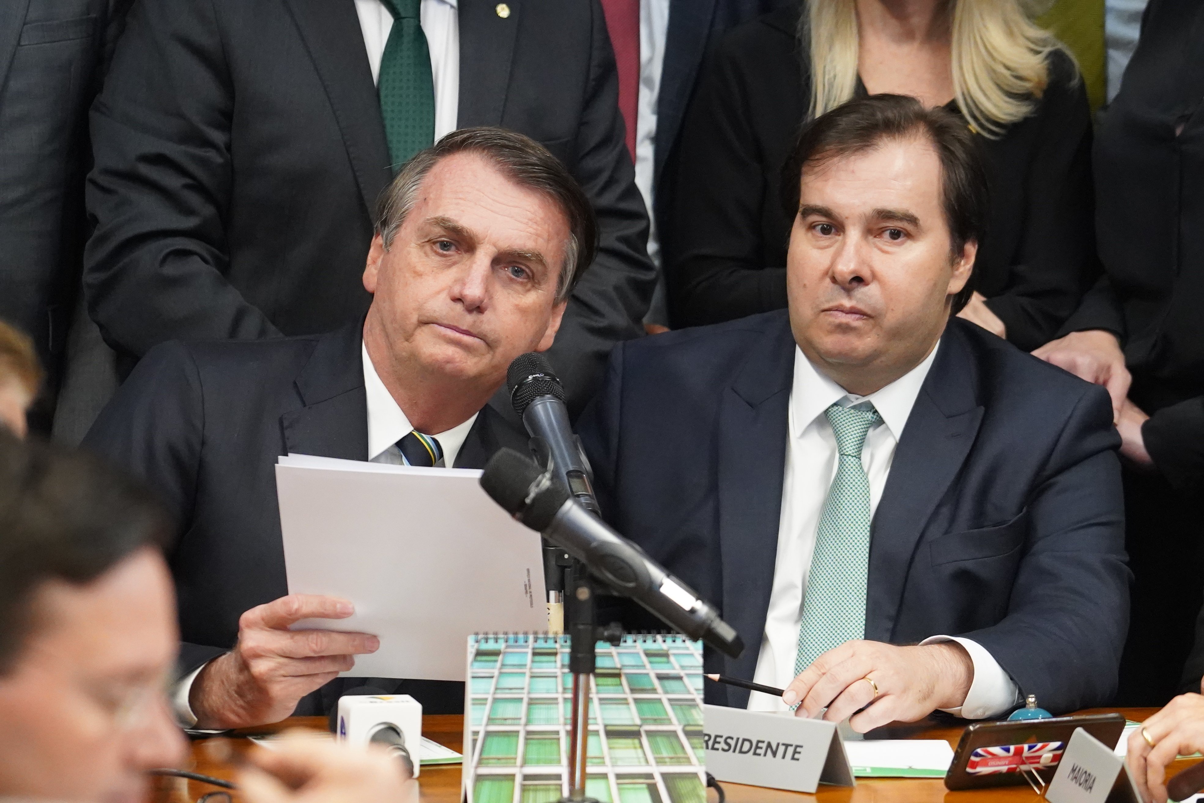 Bolsonaro tenta melhorar articulação política do governo. Foto: Pablo Valadares/Câmara