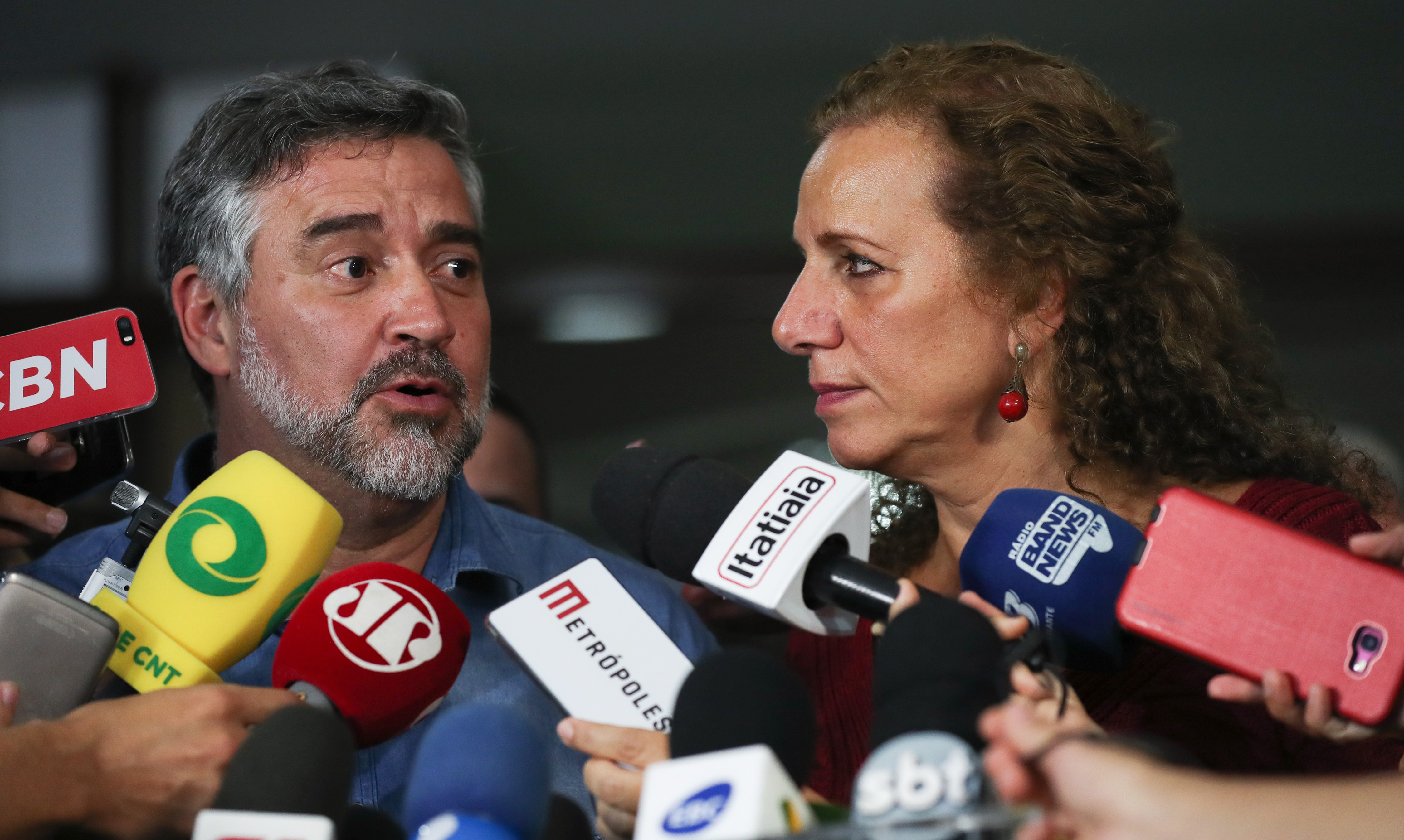 Paulo Pimenta (PT) e Jandira Feghali (PCdoB) [fotografo]Lula Marques[/fotografo]