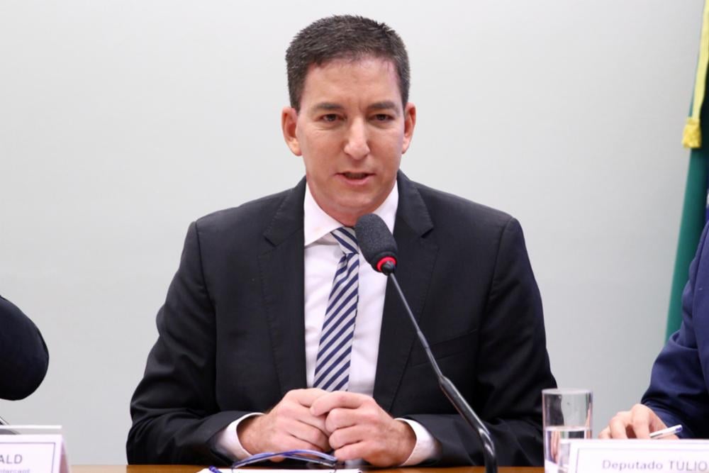 Glenn Greenwald em audiência pública na Comissão de Direitos da Câmara. [fotografo] Loures/Ag. Câmara [/fotografo]