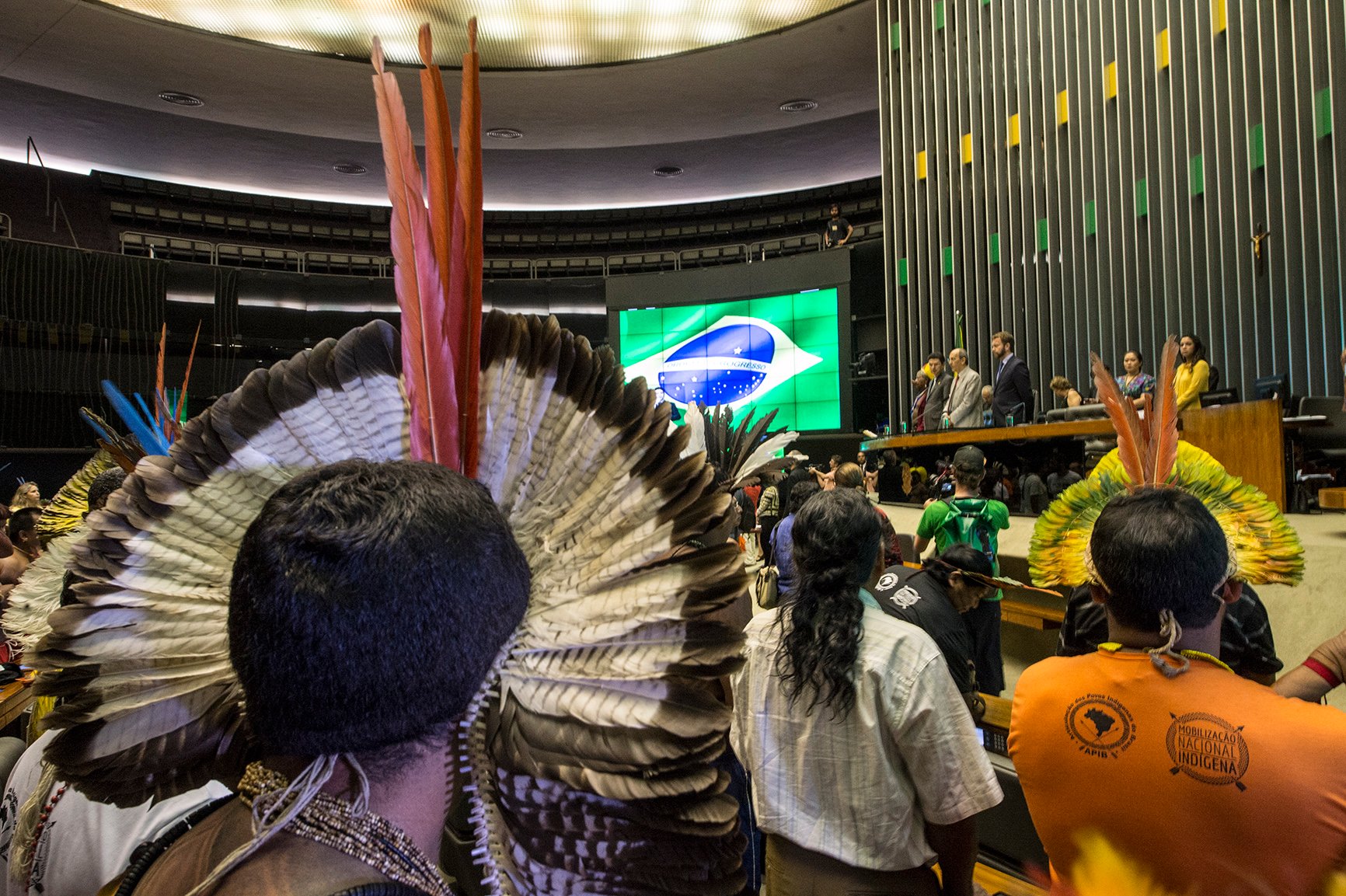 Solenidade comemorativa Dia do Índio no plenário da Câmara[fotografo]Mário Vilela/Funai[/fotografo]