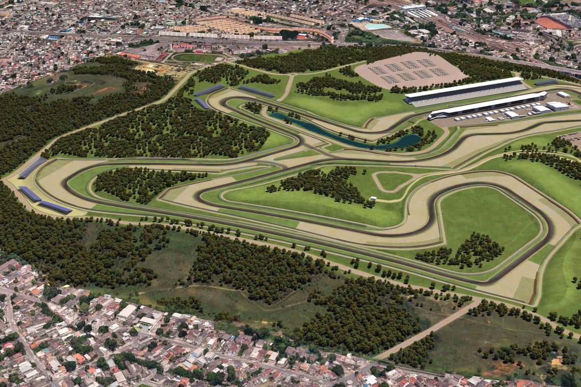 Projeto do novo autódromo do Rio de Janeiro. Foto: Divulgação Prefeitura RJ