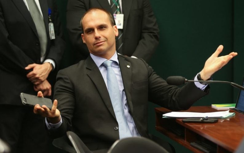 Eduardo Bolsonaro precisa do aval do Senado para assumir a embaixada nos EUA. [fotografo]Fábio Rodrigues Pozzebom/ABr[/fotografo]