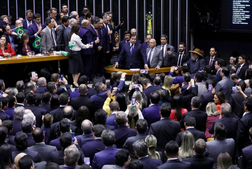 Ao todo, 510 dos 513 deputados participaram da votação[fotografo]Luis Macedo/Ag. Câmara[/fotografo]