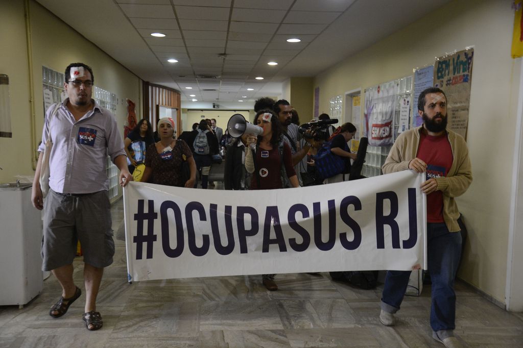 Rio de Janeiro - Manifestantes do 