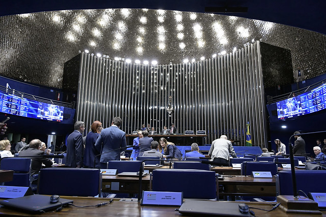 MP da Liberdade Econômica era o primeiro item da pauta desta terça,que foi cancelada por conta da reunião com Guedes. Foto: Waldemir Barreto/Agência Senado