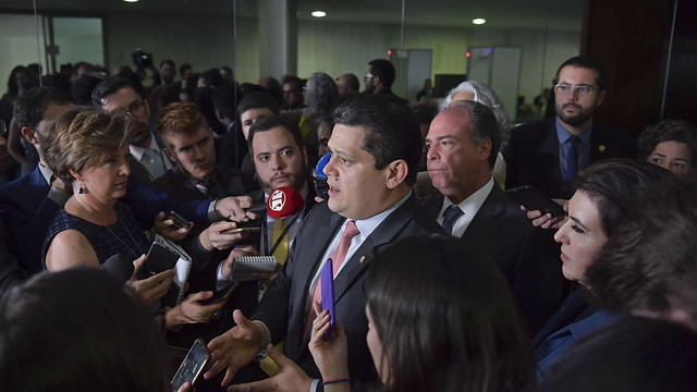 Presidente do Senado, Davi Alcolumbre  Foto: Marcos Brandão/Senado Federal