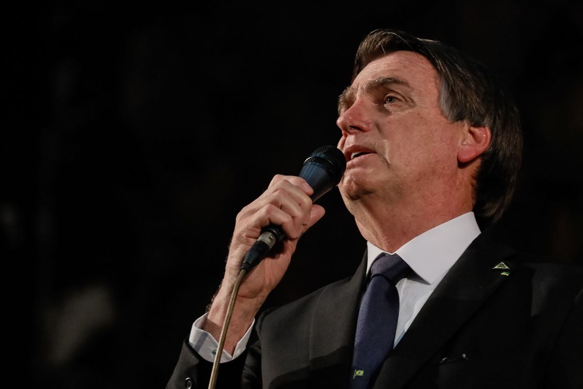 O presidente Jair Bolsonaro 
[fotografo] Isac Nobrega / PR [/fotografo]