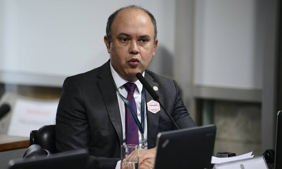 O delegado Edvandir Paiva. [fotografo]Pedro França/Agência Senado[/fotografo]