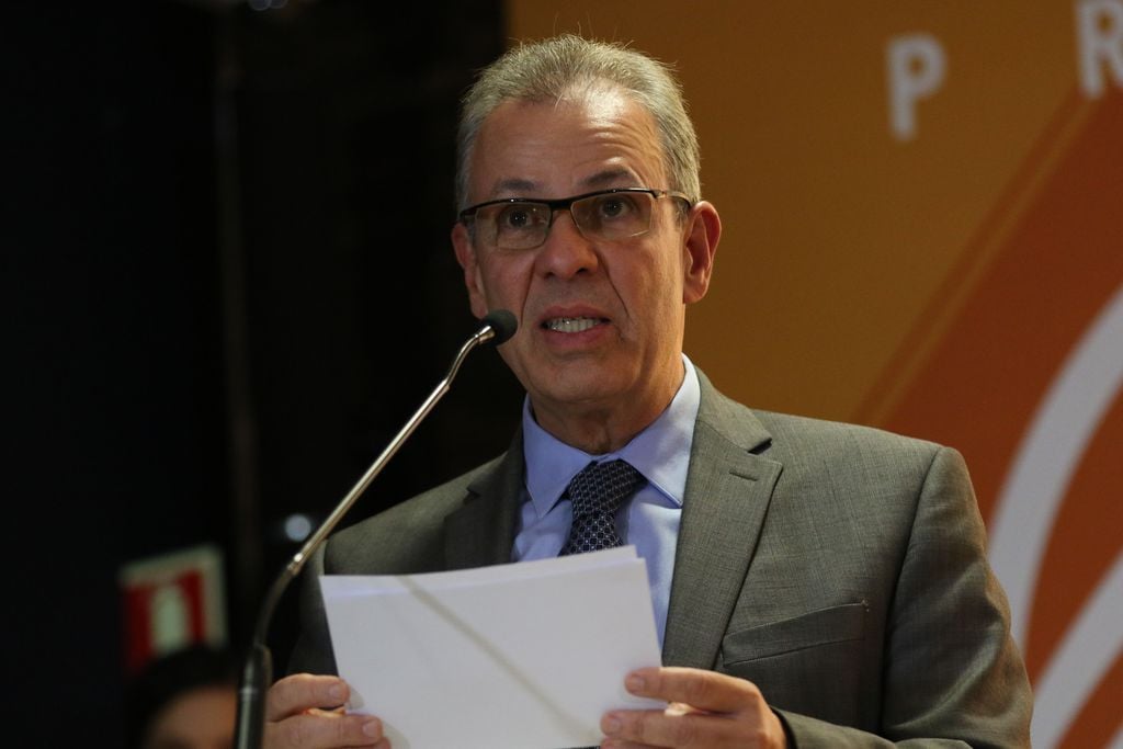 O ministro de Minas e Energia, Bento Albuquerque, participa da entrega do Prêmio Abradee 2019. Fabio Rodrigues Pozzebom/Agência Brasil 