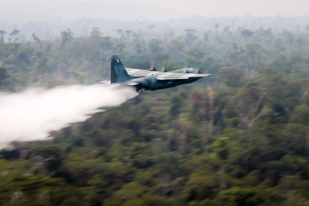 A Força Aérea Brasileira (FAB) está trabalhando no combate aos desmatamentos na Amazônia