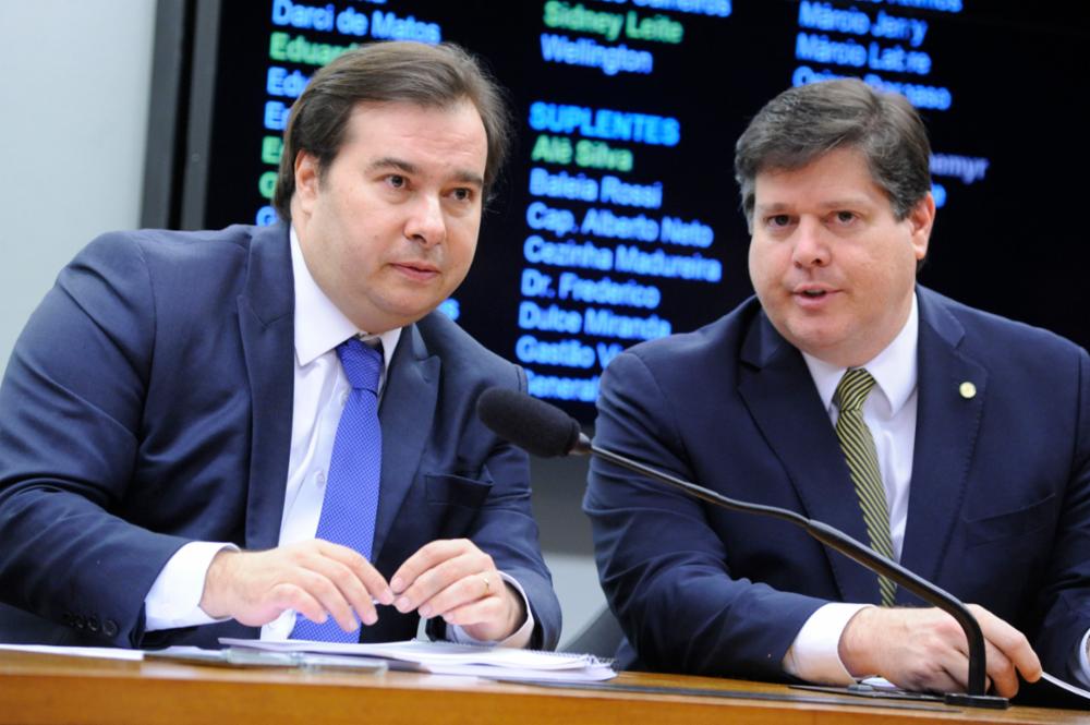 Baleia Rossi e Rodrigo Maia [fotografo]Cleia Viana/Ag. Câmara[/fotografo]