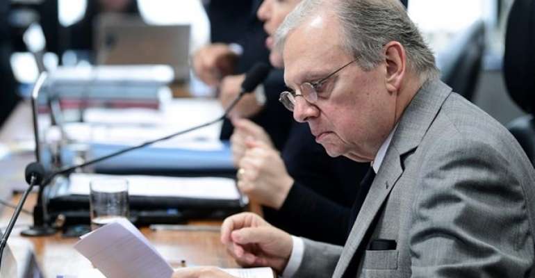 Tasso comentou demissão de Cintra da Receita.
[fotografo] Pedro França / Agência Senado [/fotografo]