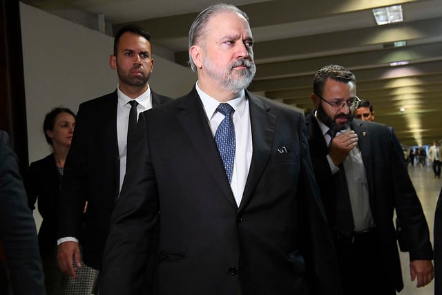 Augusto Aras toma posse como novo PGR [Foto: Roque de Sá/Agência Senado]