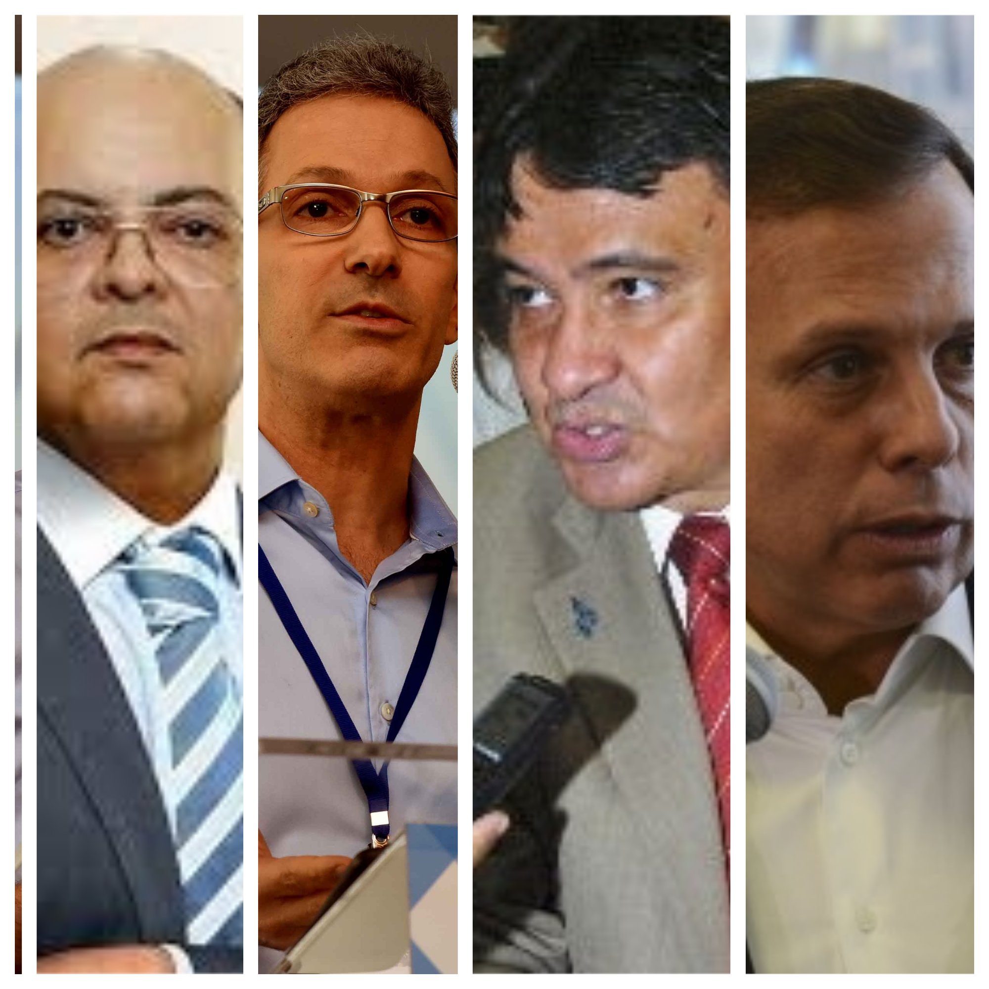 Os governadores Ibaneis Rocha (MDB-DF), Romeu Zema (Novo-MG), Wellignton  Dias (PT-PI) e João Doria (PSDB-SP) ainda acreditam que Congresso possa ajudá-los a fazer reforma da Previdência. [fotografo] Governo MG / Divulgação Ibanei Rocha / Agência Brasil / Agência Senado [/fotografo]