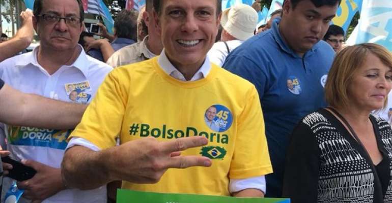 Doria tem se afastado de Bolsonaro depois da campanha[fotografo] reprodução / Twitter [/fotografo]