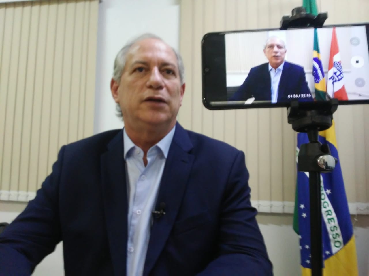 PF aponta que há indícios de pagamentos de R$ 11 milhões em propinas entre os anos de 2010 a 2013, quando Ciro cumpria mandato de governador.  Foto: Erick Mota / Congresso em Foco 