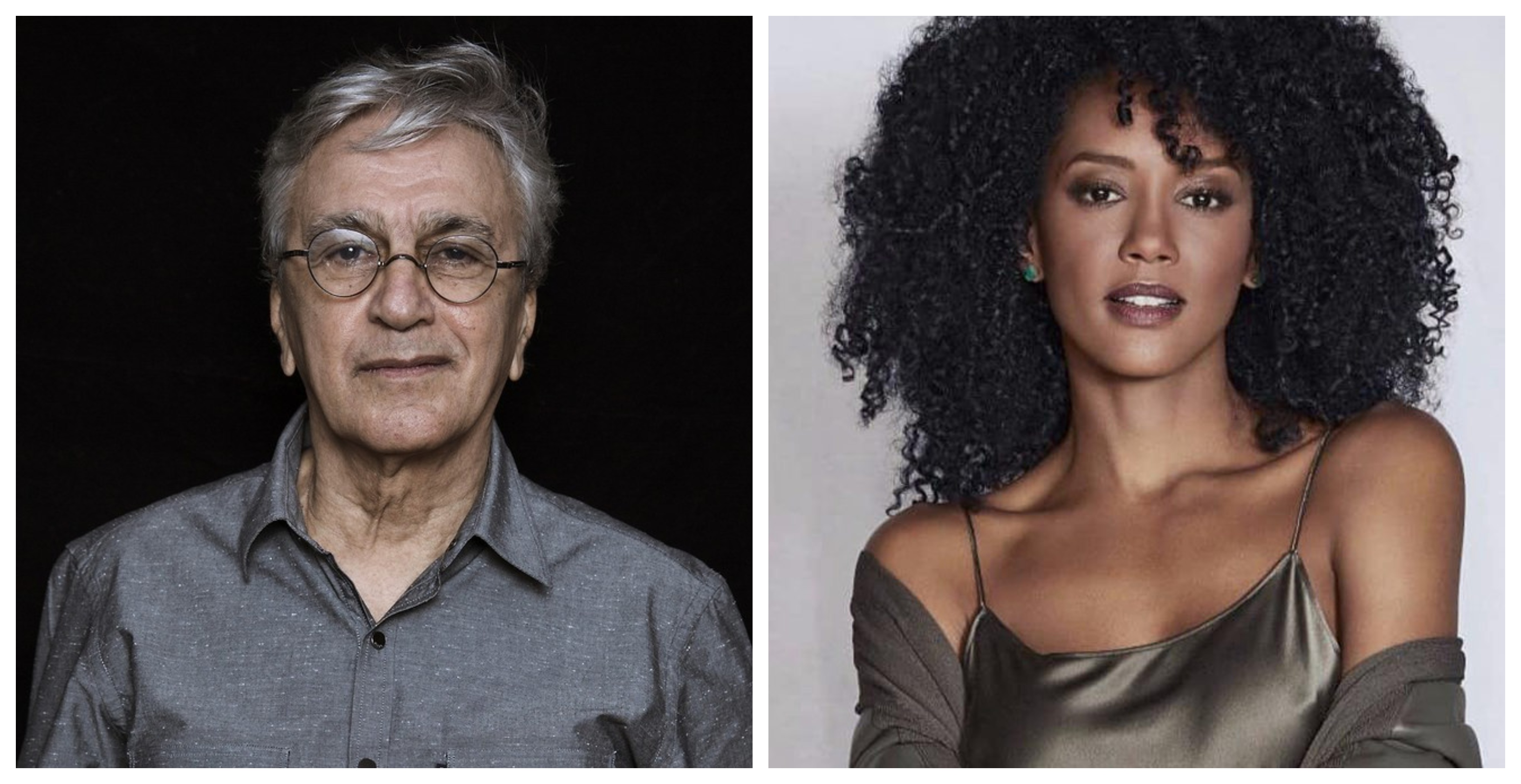 Caetano Veloso e Taís Araújo foram convidados pela CPI das Fake News para falar dos ataques que receberam nas redes sociais[fotografo]Ricardo Young e Divulgação[/fotografo]