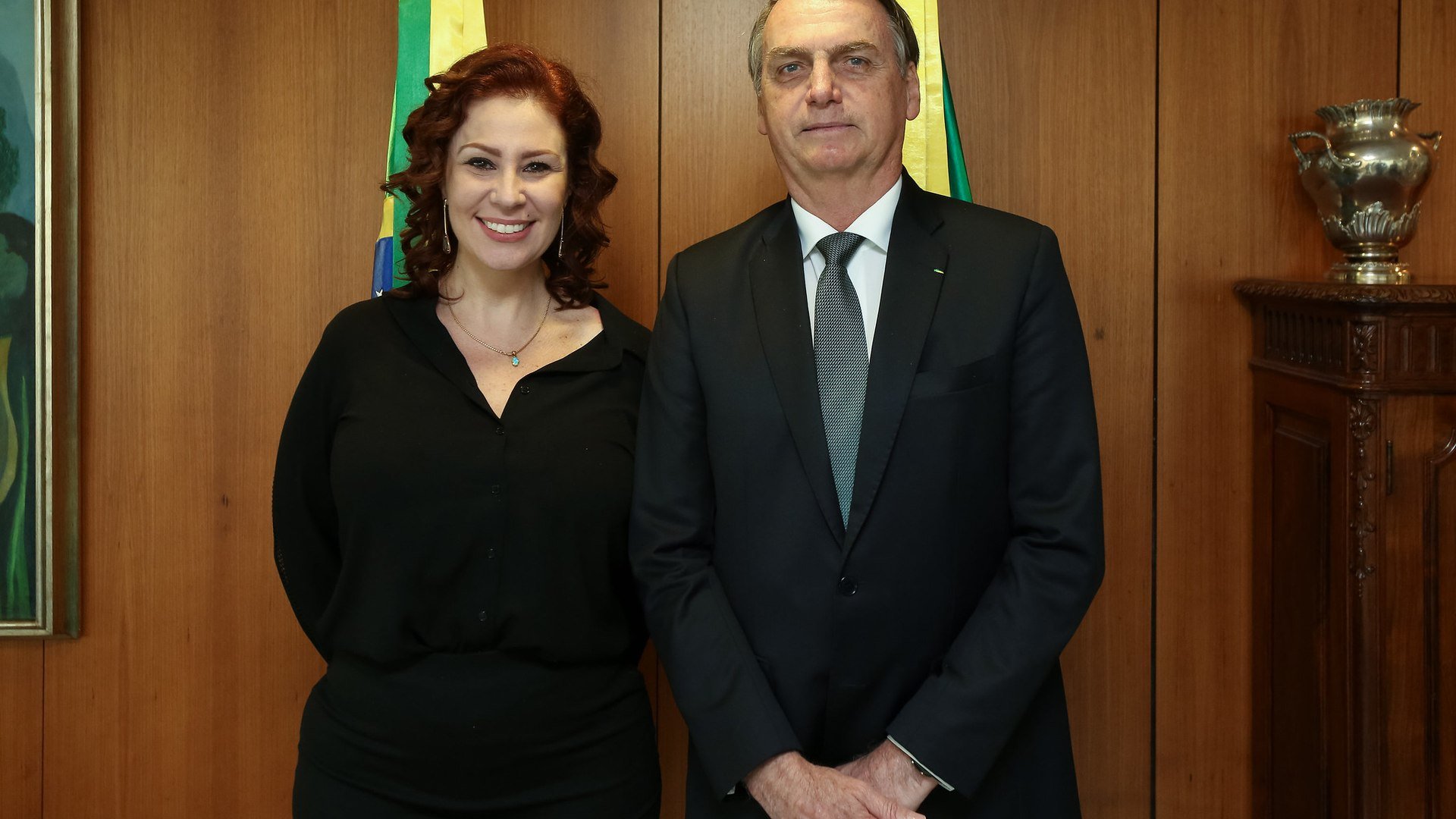 Jair Bolsonaro ainda possui deputados leais no PSL, que não aceitam terceira via, como Carla Zambelli. Foto: Reprodução