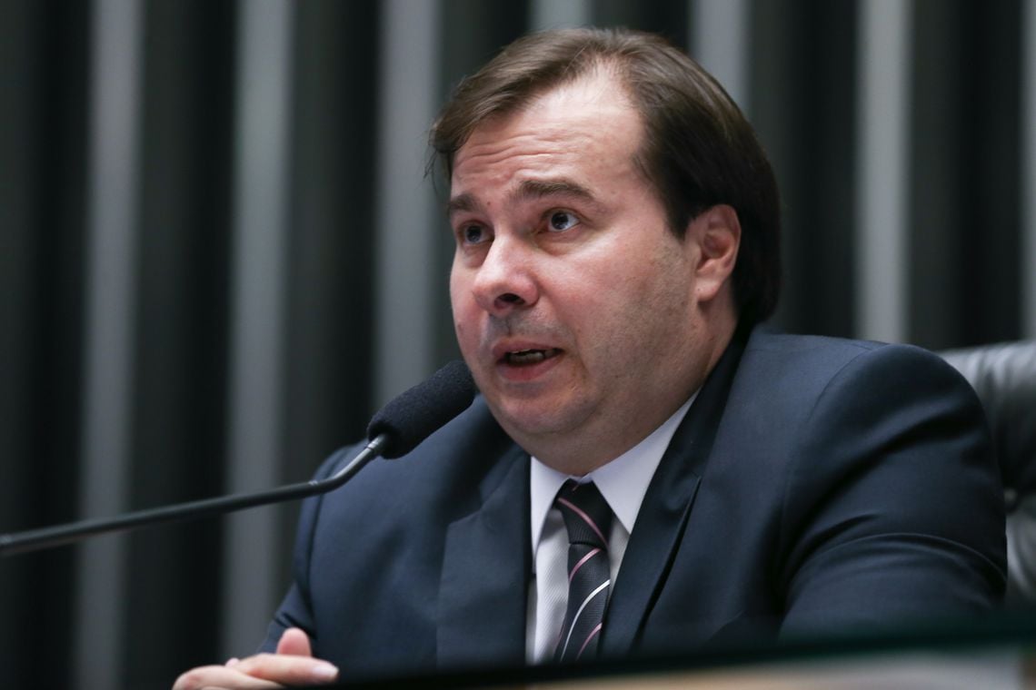 Presidente da Câmara dos Deputados, Rodrigo Maia (DEM-RJ). [fotografo] Fabio Rodrigues Pozzebom/Agência Brasil [/fotografo]