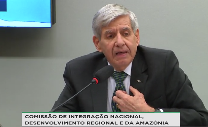 Ministro-chefe do Gabinete de Segurança Institucional da Presidência da República, general Augusto Heleno