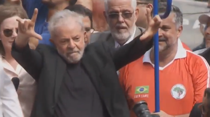 Ex-presidente Lula [Imagem reprodução]